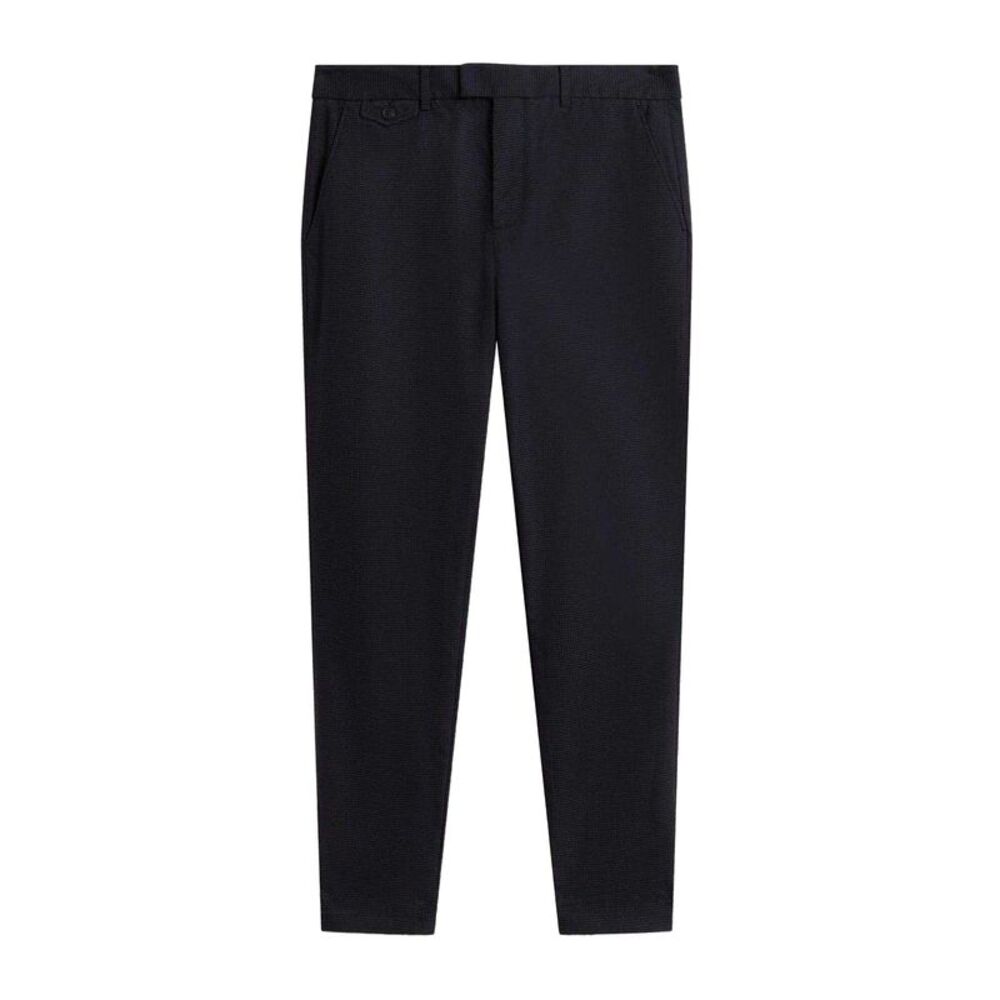 Ted Baker Mens Houndstooth Pants / Navy